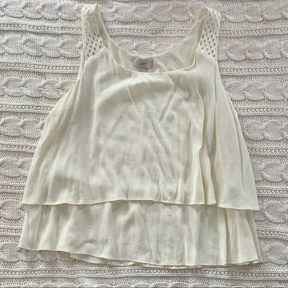 Flowy Top with Crochet Straps